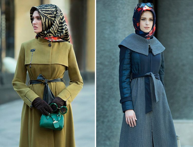 Tekbir Giyim 2016-2017 Sonbahar Kış Tesettür Kaban Modelleri