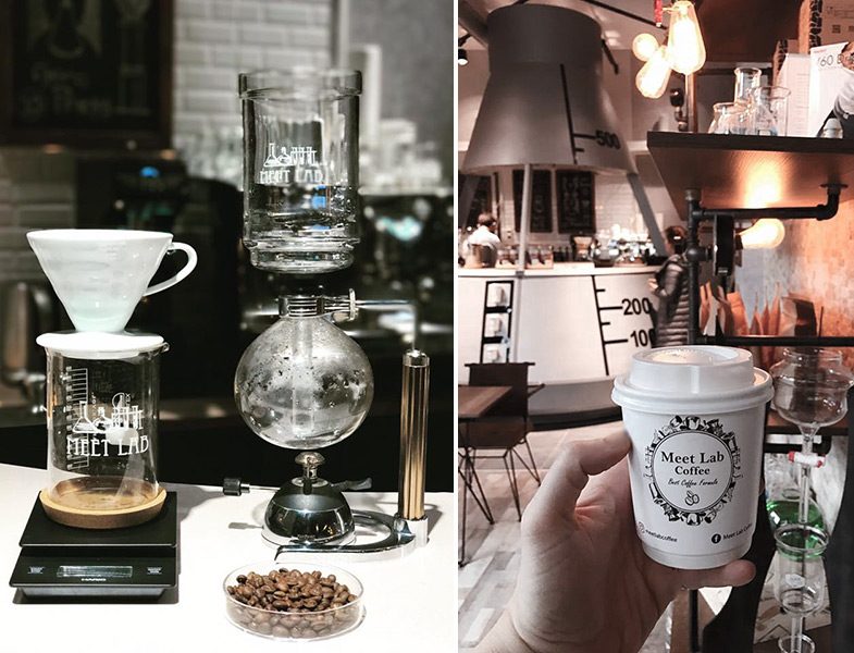 Meet Lab Coffee İsmiyle Müsemma Kahve Laboratuvarı Gibi Bir Mekan