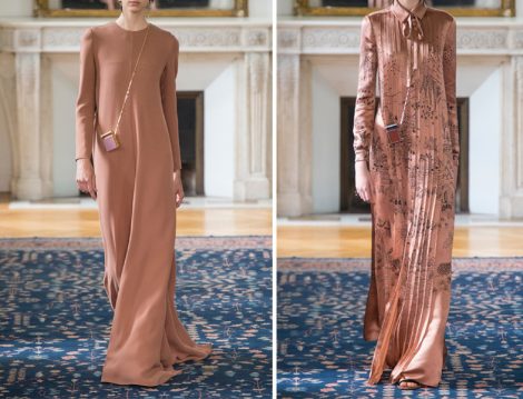 Valentino 2017 İlkbahar Yaz Uzun Elbise Modelleri 