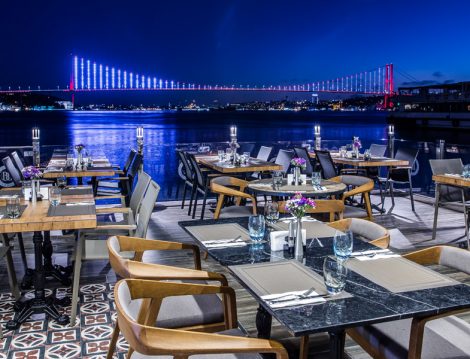 Boğaz Manzarası Restoranlar Beyaz Bosphorus