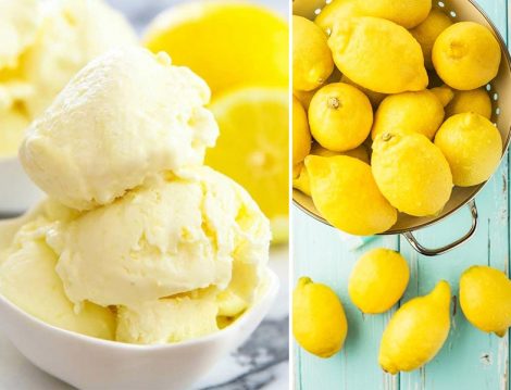 Sadece 4 Malzeme İle Ev Yapımı Limonlu Dondurma Tarifi