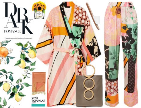 Tesettür Yazlık Kimonolarla Renkli Kombin