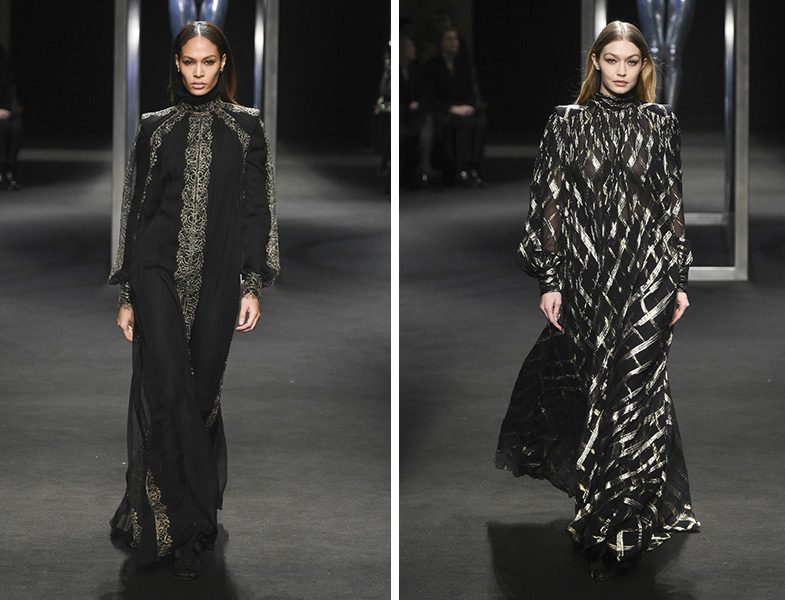 Alberta Ferretti 2018-19 Couture Koleksiyonu Siyah Davet Elbisesi Modelleri