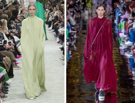 Dünya Modasında 2018 Sonbahar Kış Bol Elbise Modelleri