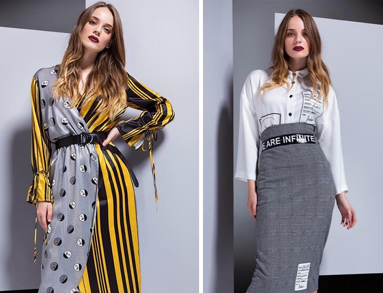 Berrin İstanbul 2018-19 Desenli Elbise ve Etek Modelleri