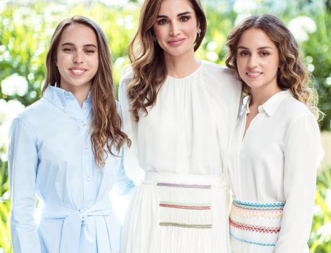 Ürdün Kraliçesi Rania al Abdullah ve Kızları