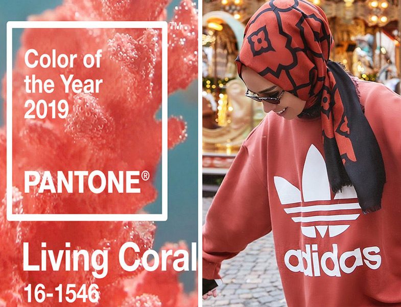 2019 Yılının Rengi Canlı Mercan ve Adidas Sweat