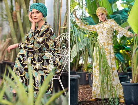 Alvina 2019 İlkbahar&Yaz Koleksiyonu Desenli Elbise Modelleri
