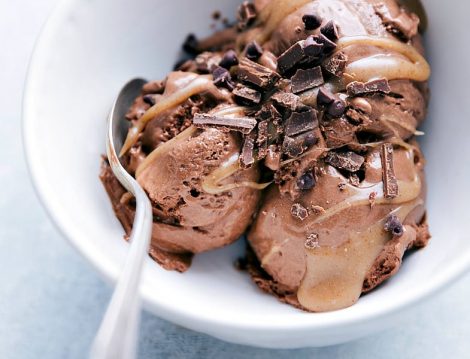 Ev Yapımı Çikolatalı Dondurma