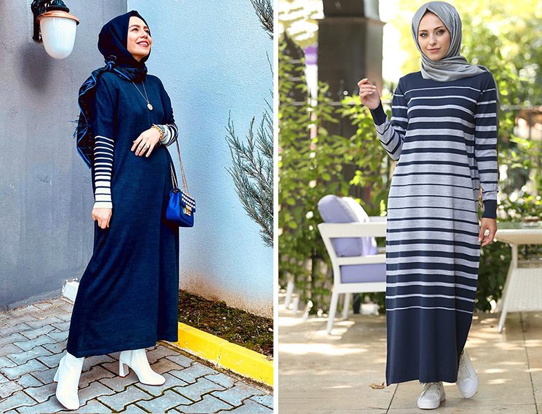 Merve Bilge Atalay: Refka Triko Elbise & İnşirah Triko Elbise