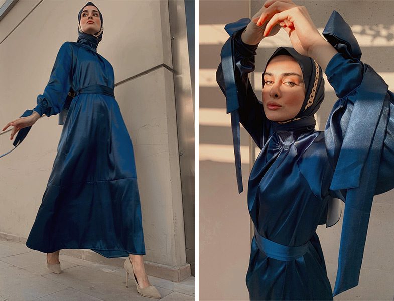 Sevinç Karhan: Huuq Design Elbise - Saint Loui Official Şal