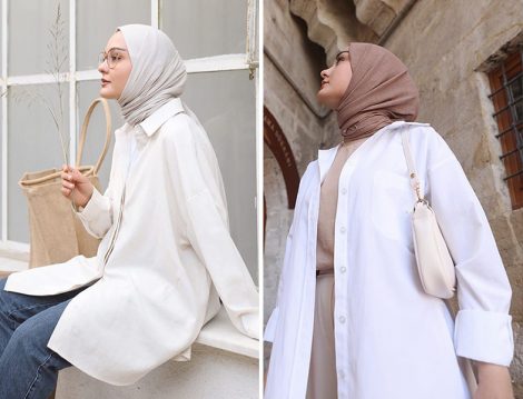 Aleyna Atalar - Vogstore ve Zara Beyaz Gömlek