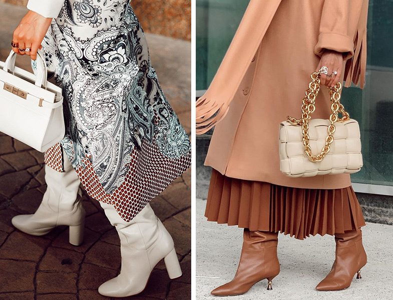 Zara Beyaz Çizme Max&Co Kahve Deri Çizme (Betül Gedik) Resimlerle