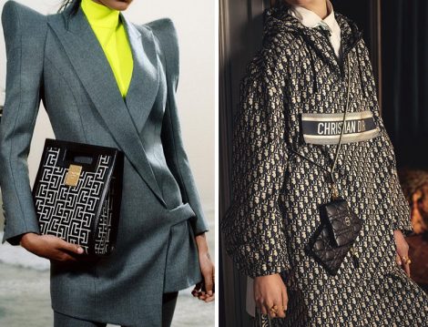 Balmain Ceket-Çanta - Dior Kapüşonlu Sweat-Çanta