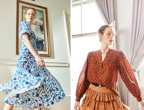 Koton Skirtly Yours Styled by Melis Ağazat Koleksiyonu Çiçekli Elbise - Kat kat Etek ve Desenli Şifon Gömlek