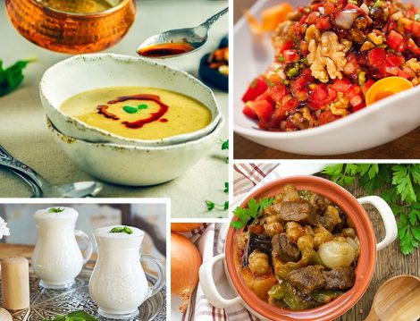 Çeşminigar Çorbası - Gavurdağı Salatası - Ramazan Kebabı - Ayran ile İftar Menüsü