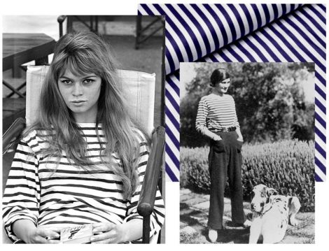 Çizgili Tişört Modası (Brigitte Bardot ve Coco Chanel )