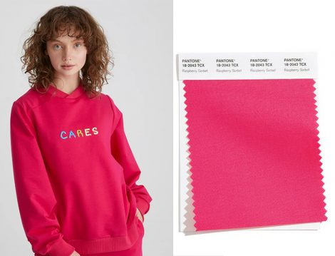 Suud Sweatshirt - 2021 Pantone Yaz Renkleri Ahududu