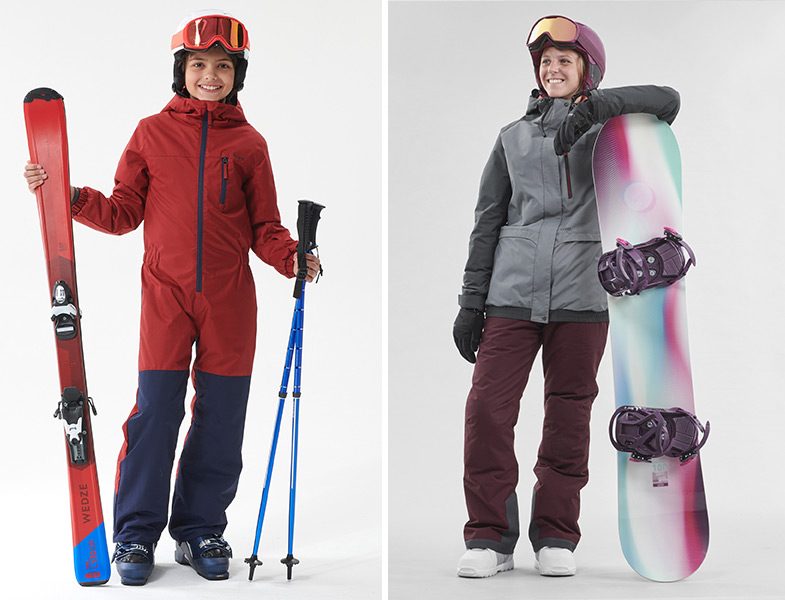 Decathlon Kadın ve Çocuk Kayak Kıyafetleri