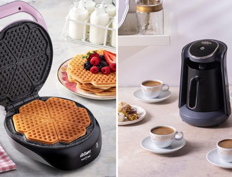 Teknolojik Ev Hediyesi Waffle Makinesi ve Türk Kahvesi Makinesi