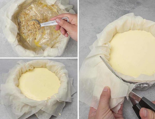 Baklava Cheesecake Yapımı