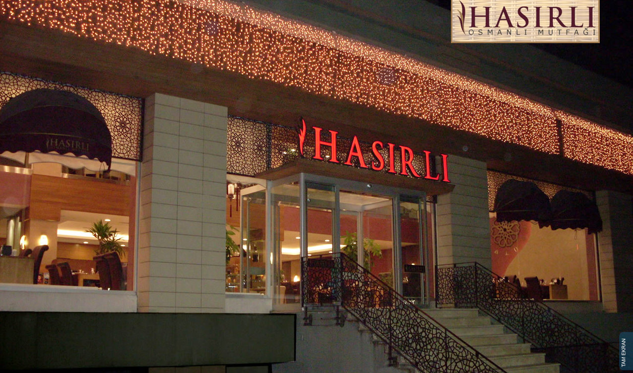 Osmanlı Mutfak Kültürünün Yaşatıldığı Hasırlı Restoran