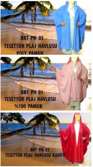 tesettür plaj havlusu