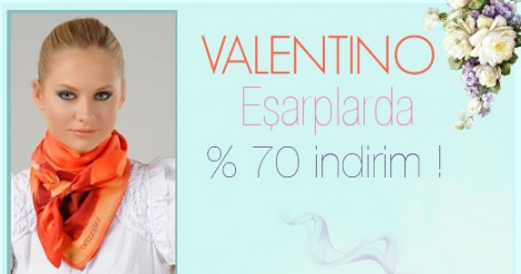 Valentino Eşarplarda Büyük İndirim!