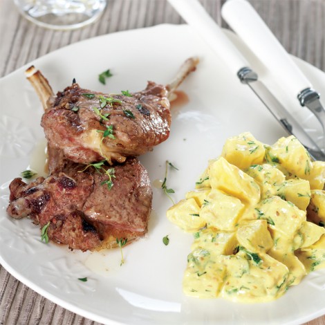 patates garnitürlü pirzola