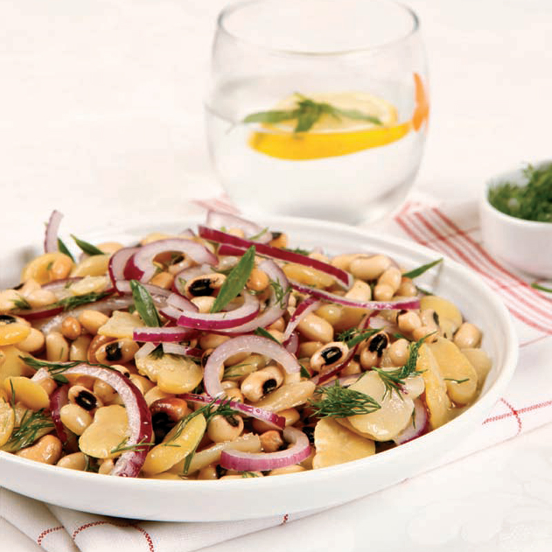 börülceli bakla salatası