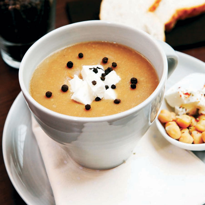 humus çorbası