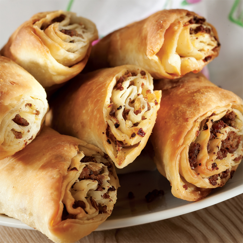 kıymalı kuru börek