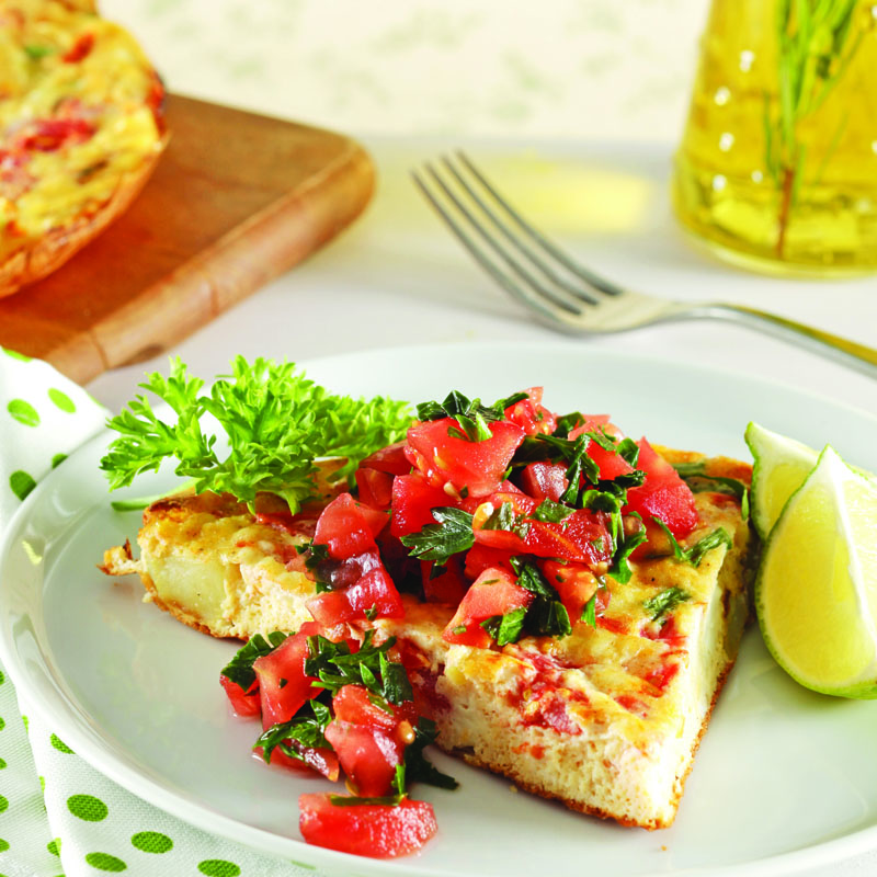 patatesli omlet
