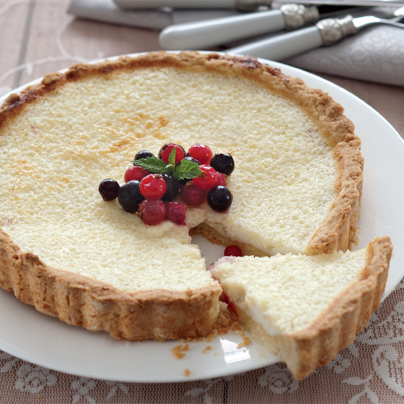 taze lor peynirli tart
