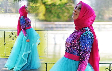 Fatma Sevildi 2013 Tesettür Abiye Koleksiyonu
