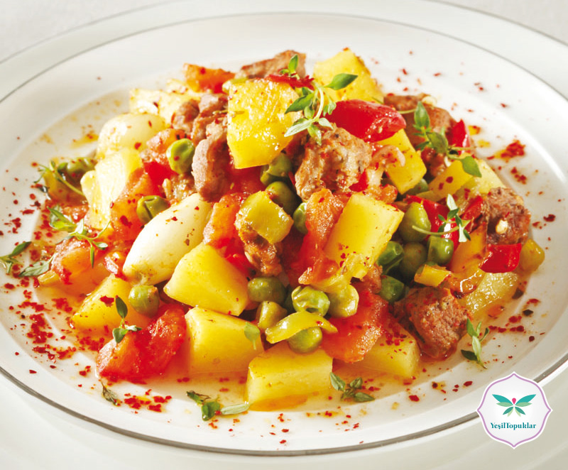 Etli-Sebze-Kebabı