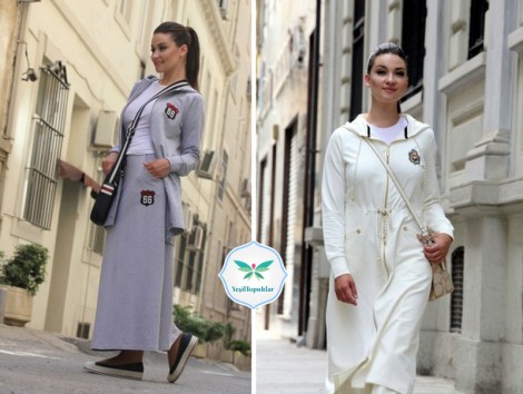 Tesettür Eşofman Modelleri Mor İnci Butik