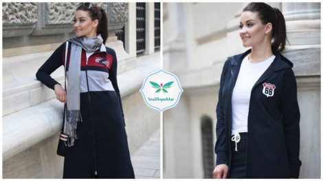 Tesettür Eşofman Modelleri Mor İnci Butik