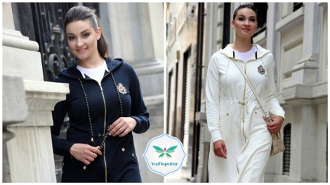 Tesettür Eşofman Modelleri Mor İnci Butik