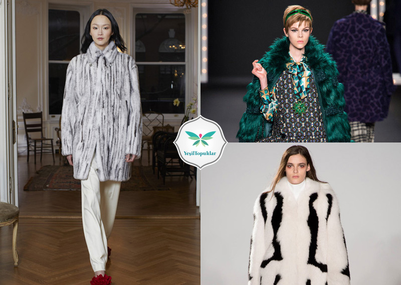 2013 - 2014 Sonbahar Kış Trendleri Sıradışı ve Renkli Kürkler
