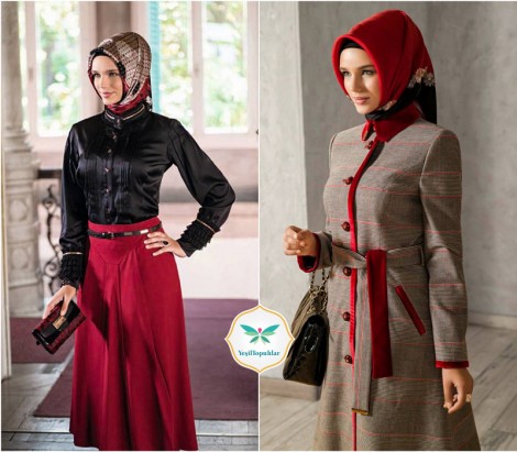 Armine 2013-2014 Sonbahar Kış Tesettür Giyim Modelleri