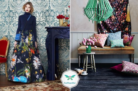 Floral Desenli Uzun Etek Modelleri
