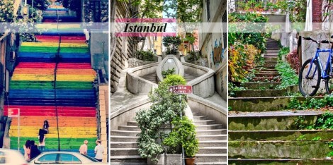 Dünya Şehirlerinden Merdiven Fotoğrafları