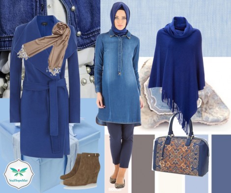 Mavi Denim Kumaşlı Kombinler