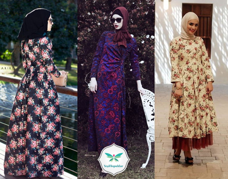 Floral Desenli Elbiseler Nasıl Giyilir?