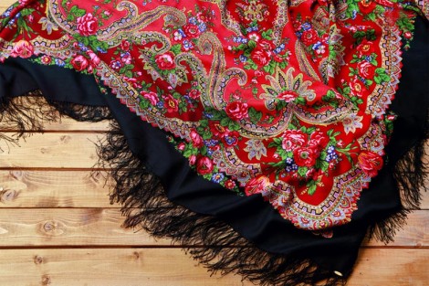 Floral Desenli Şal Modelleri