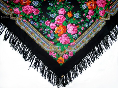 Floral Desenli Şal Modelleri