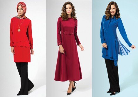 Huşe 2014 Tesettür Giyim Modelleri
