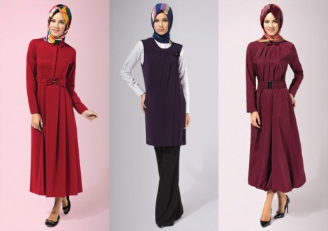 Huşe 2014 Tesettür Giyim Modelleri