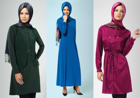 Huşe 2014 Tesettür Giyim Modelleri